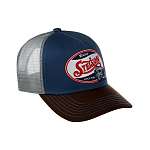 Бейсболка STETSON арт. 7761120 TRUCKER CAP RIDING HOT ROD (синий / коричневый)