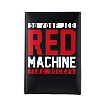 Обложка на автодокументы "RED MACHINE", арт.RM104, черный