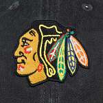 Бейсболка AMERICAN NEEDLE арт. 41152A-CBH Chicago Blackhawks Raglan Bones NHL (черный)