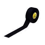 Клейкая хоккейная лента, черная, тканевая для крюка клюшки (36мм*25м)