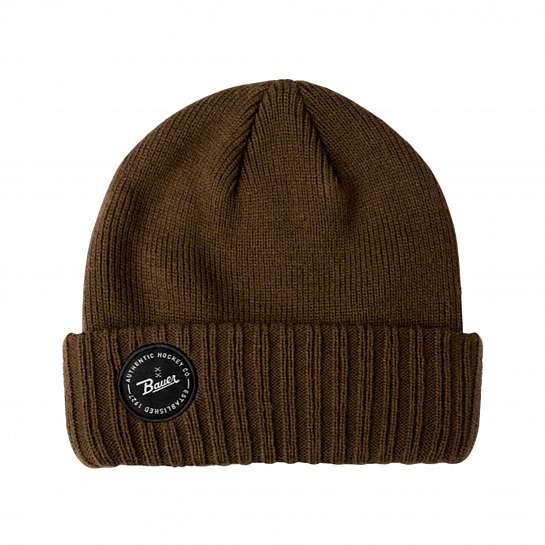 Шапка S24 BAUER KNIT PATCH TOQUE-SR-TAN