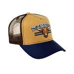 Бейсболка STETSON арт. 7761160 TRUCKER CAP BULL (синий / бежевый)