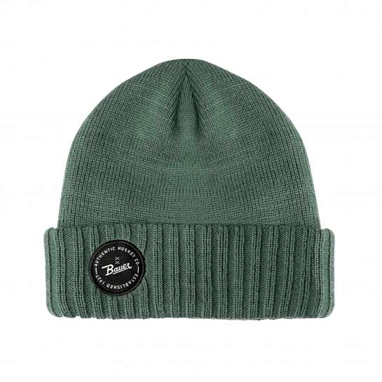 Шапка S24 BAUER KNIT PATCH TOQUE-SR-GRN