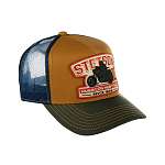 Бейсболка STETSON арт. 7761173 TRUCKER CAP MOTORCYCLE (оливковый / коричневый)