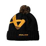 Шапка S24 BAUER INTARSIA KNIT POM-SR-BLK/YLW