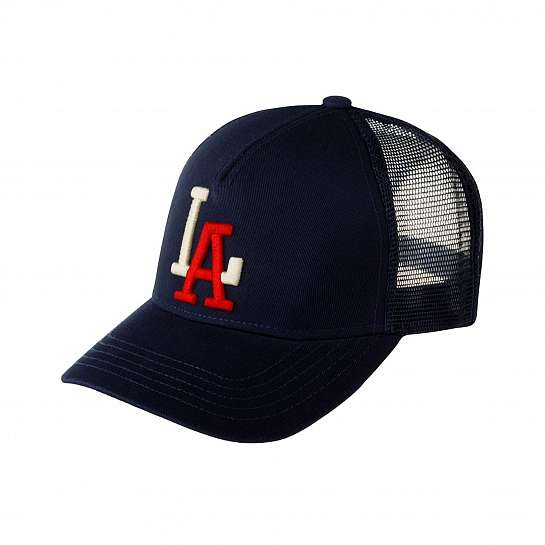 Бейсболка AMERICAN NEEDLE арт. 22018A-LOS Los Angeles Angels Archive Valin MILB (темно-синий)