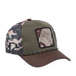 Бейсболка CAPSLAB арт. CL/LOO11/1/PCT/HIK Looney Tunes Taz (оливковый / темно-коричневый)