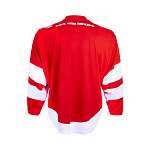 Свитер хоккейный сувенирный "RU25. Красная машина" красный, сублимация, аппликация