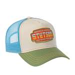 Бейсболка STETSON арт. 7741102 TRUCKER CAP LIGHTNING (кремовый / зеленый)