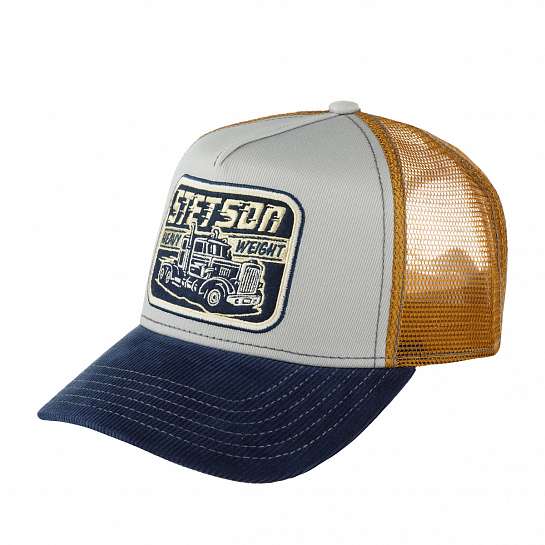 Бейсболка STETSON арт. 7761174 TRUCKER CAP HEAVY DUTY (синий / серый)
