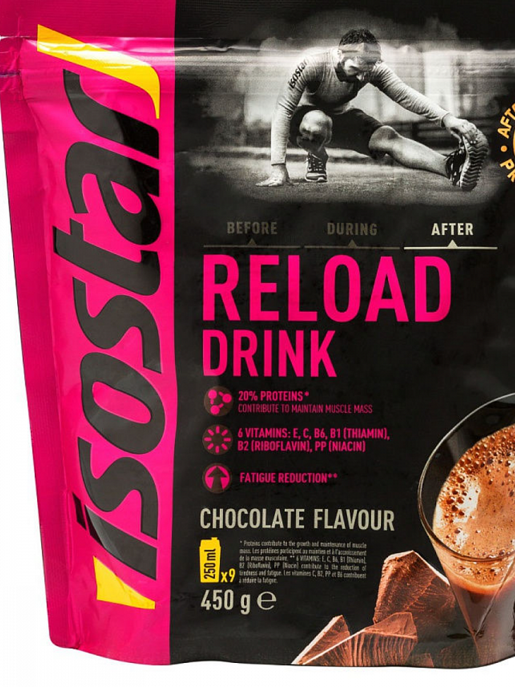 Восстановительный напиток Isostar Reload Drink Шоколад 450 г