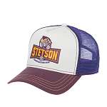 Бейсболка STETSON арт. 7741109 TRUCKER CAP HOTDOG (бордовый / белый)