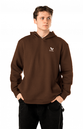 Толстовка S25 BAUER QUILTED HOODIE-SR-BRN
