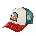 Бейсболка CAPSLAB арт. CL/TAJ1/1/CAS/TJ2 Tom and Jerry Tom and Jerry (бежевый / красный)