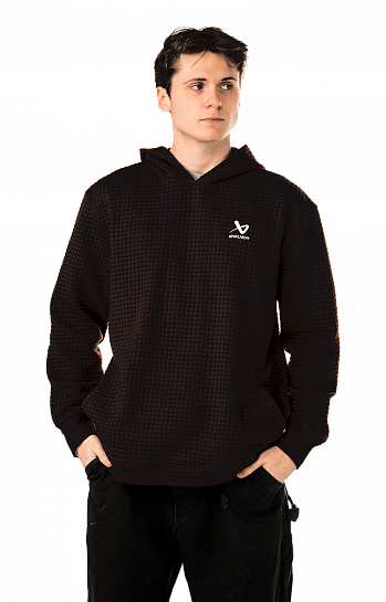Толстовка S25 BAUER QUILTED HOODIE-SR-BLK