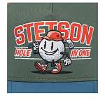 Бейсболка STETSON арт. 7761181 TRUCKER CAP HOLE IN ONE (зеленый / голубой)