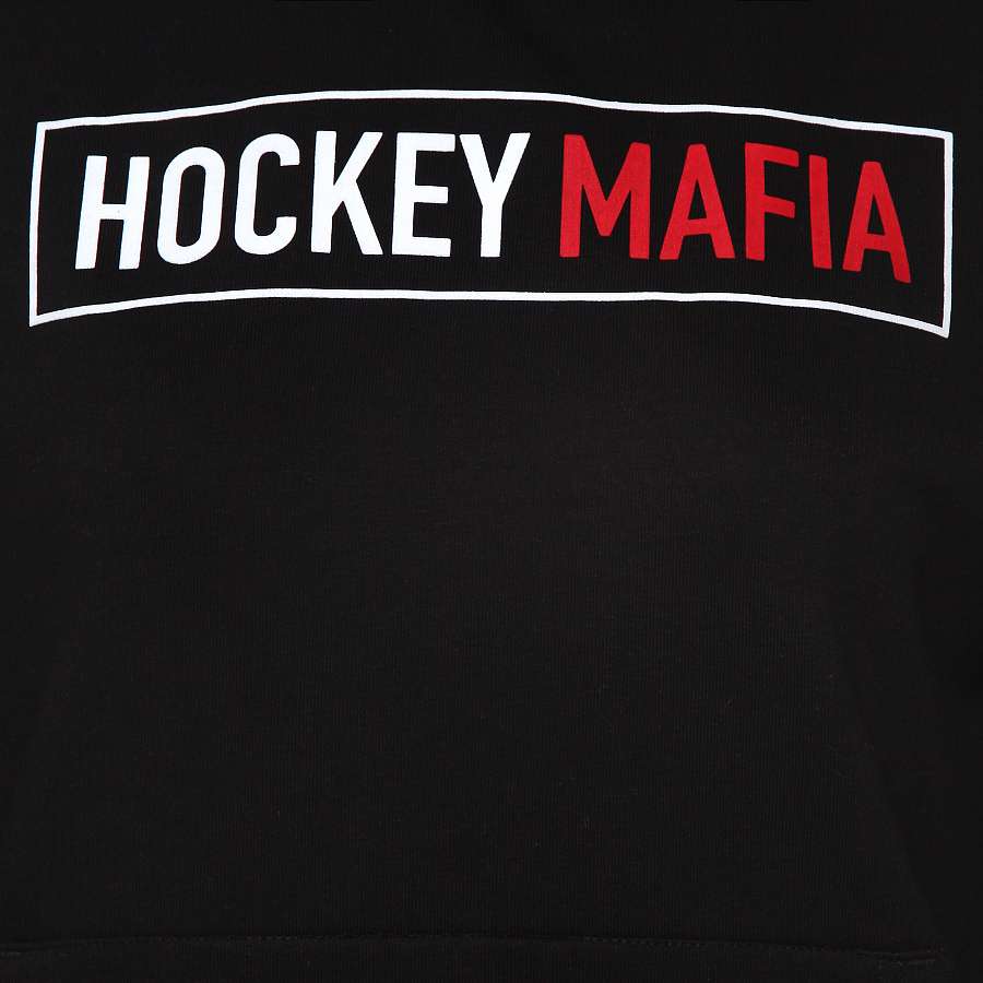 Худи женское черное "Hockey Mafia"