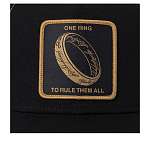 Бейсболка CAPSLAB арт. CL/LOTR/1/CT/RIN Lord of the Rings One Ring (черный)