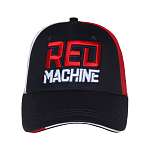 Бейсболка мужская Red Machine синяя с бело-красными вставками