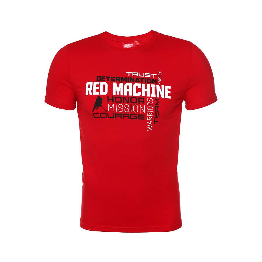 Футболка мужская "Red Machine. Determination" красная арт. RM20004