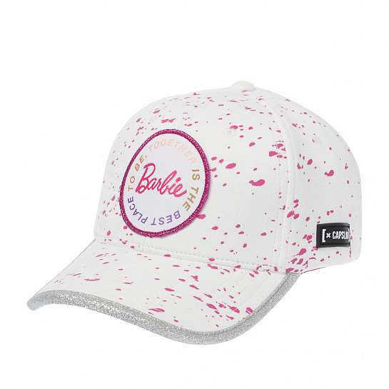 Бейсболка CAPSLAB арт. CL/BA1/2/CB/BAR2 Barbie (белый)