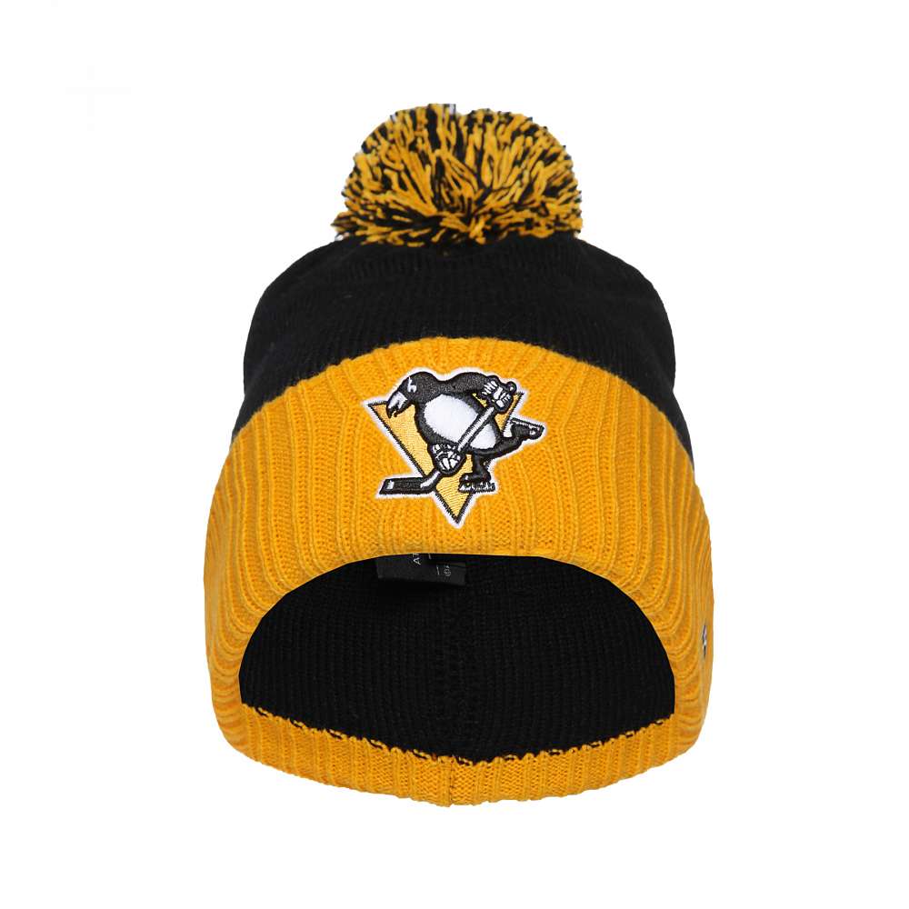 Шапка Pittsburgh Penguins, черн.-желт., 55-58