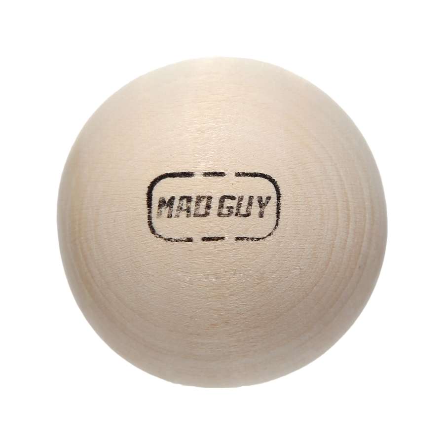 Ball guy. Мяч Mad guy для стрит-хоккея. Мяч тренировочный Mad guy. Мячик деревянный для дриблинга. Деревянный мячик для хоккея.
