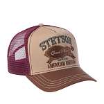 Бейсболка STETSON арт. 7751152 TRUCKER CAP GREAT PLAINS (светло-коричневый / коричневый)