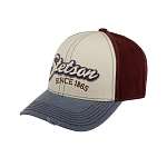 Бейсболка STETSON арт. 7721143 BASEBALL CAP VINTAGE DISTRESSED (белый / голубой / бордовый)