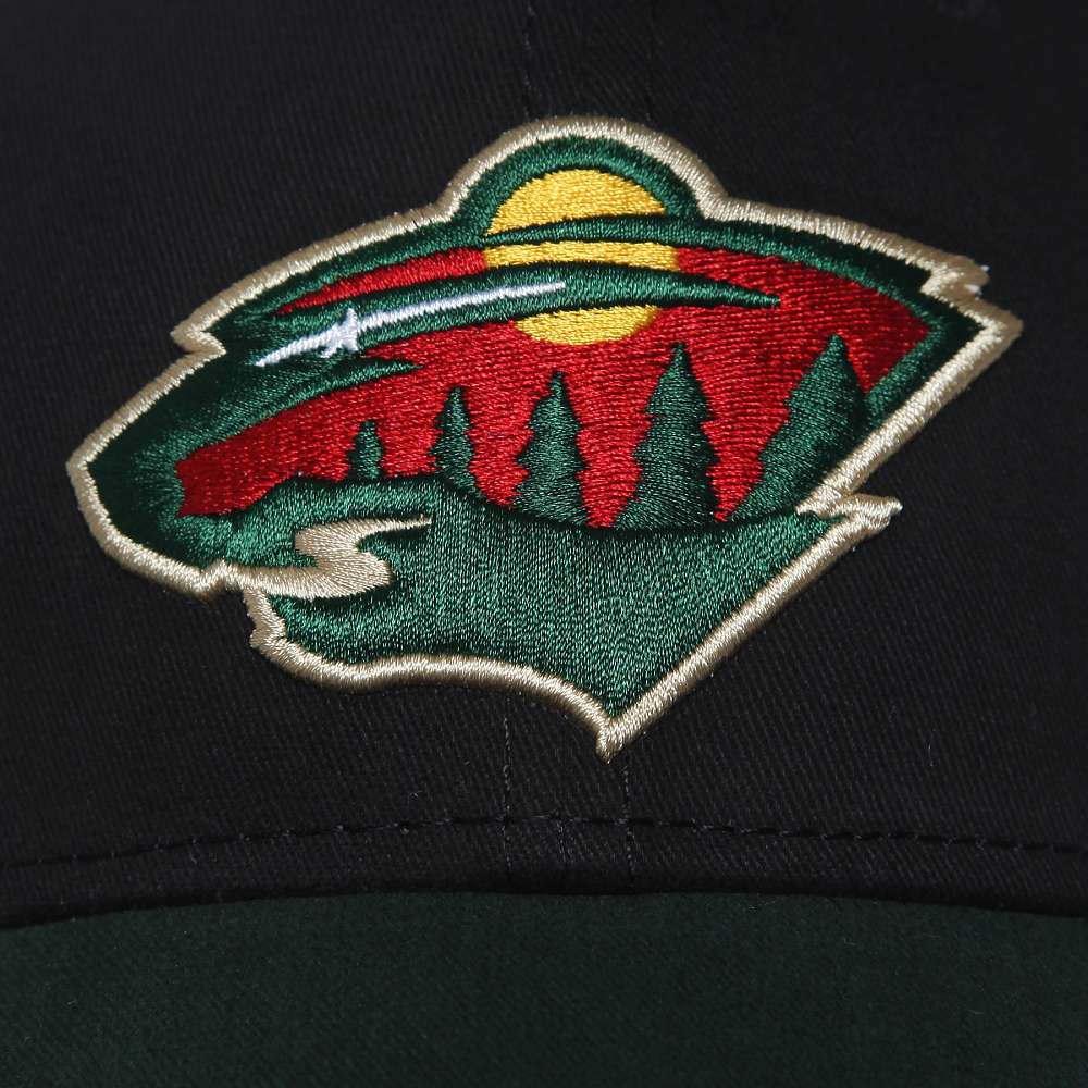 Бейсболка Minnesota Wild, черн.-зелен., 55-58