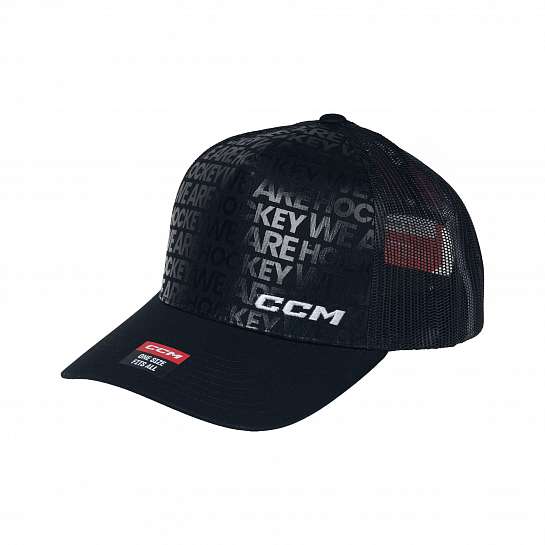 Кепка муж. WE ARE HOCKEY MESHBACK TRUCKER AD BLACK (OSFA)