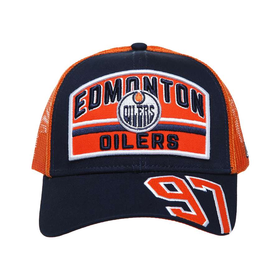 Купить Бейсболка Edmonton Oilers №97, Сине-оранжевый за 2 890 ₽ руб. в  спортивном магазине Hockey Club