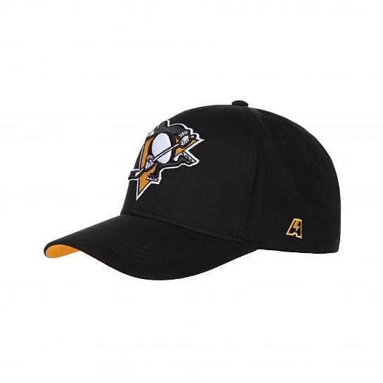 Бейсболка Pittsburgh Penguins №71, черн.-желт., 55-58