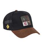 Бейсболка CAPSLAB арт. CL/LOO12/1/PCT/WI2 Looney Tunes Wile E. Coyote (черный / коричневый)