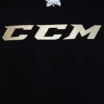Толстовка муж. CCM Logo Hoody Sr BK