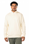 Толстовка без капюшона S25 BAUER QUILTED 1/4 ZIP-CREAM