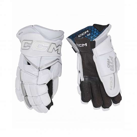 Перчатки детские CCM Jetspeed FT8 PRO White/Silver JR