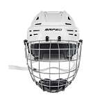 Шлем хоккейный с маской, белый