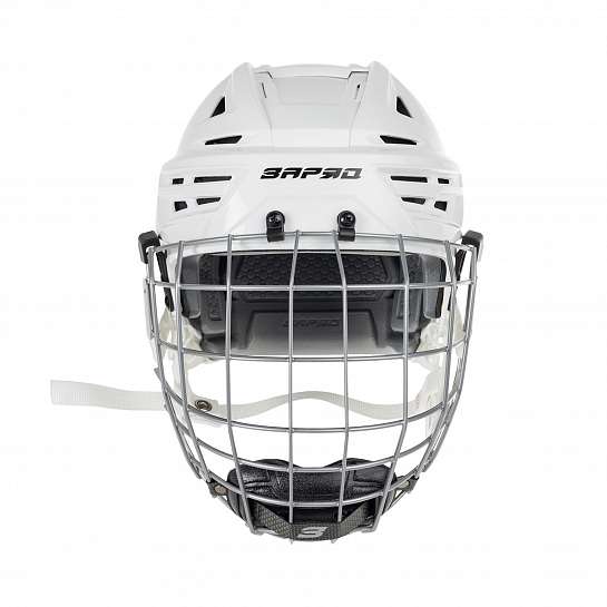 Шлем хоккейный с маской, белый