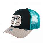 Бейсболка DJINNS арт. HFT Food Coffee (черный / бежевый)