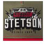 Бейсболка STETSON арт. 7741111 TRUCKER CAP FESTIVAL LIVE LOUD (оливковый / красный)