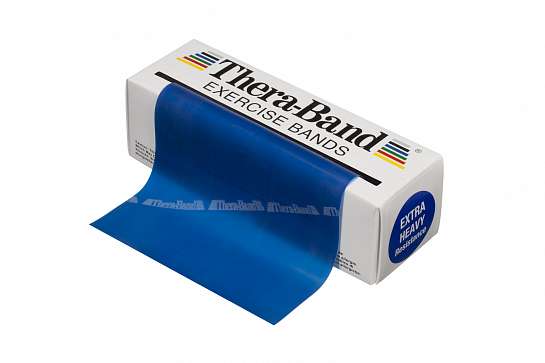 Лента-эспандер Thera-Band синяя/повышенной плотности 12,8 см х 5,5 м