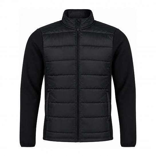 TEAM HYBRID QUILTED JACKET AD BK