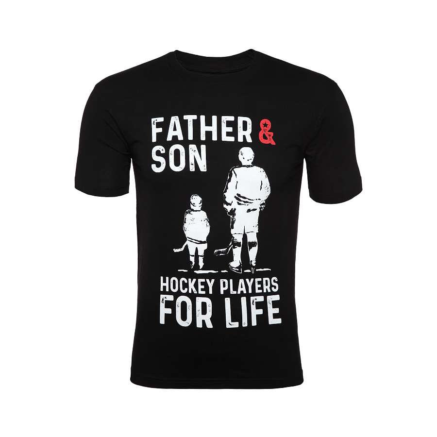 Футболка_Father&Son Hockey players for life, цвет купить за 1 690 ₽ руб. в  спортивном магазине Hockey Club