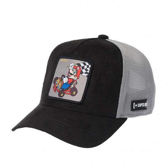 Бейсболка CAPSLAB арт. CL/SMK3/1/PCT/CHE Super Mario Mario (черный)