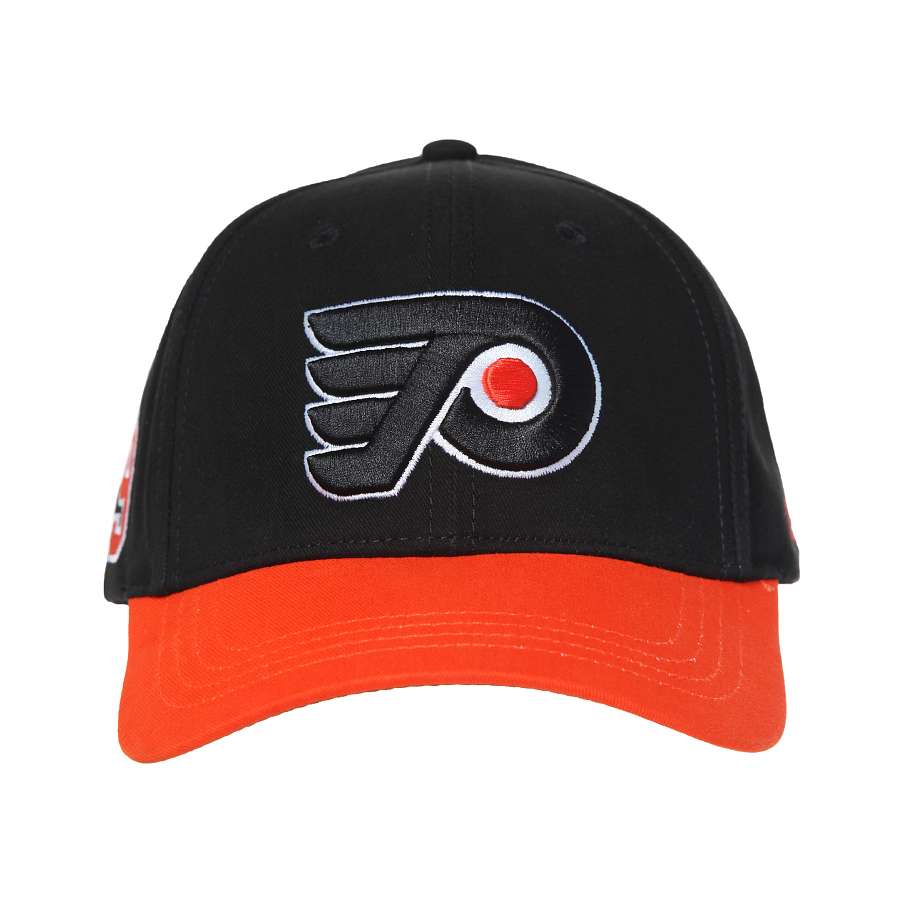 Бейсболка Philadelphia Flyers №9, черно-оранж., 55-58 (ТМ ATRIBUTIKA&CLUB)