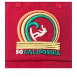 Бейсболка AMERICAN NEEDLE арт. SMU674A-CA California Ballpark (кирпичный)