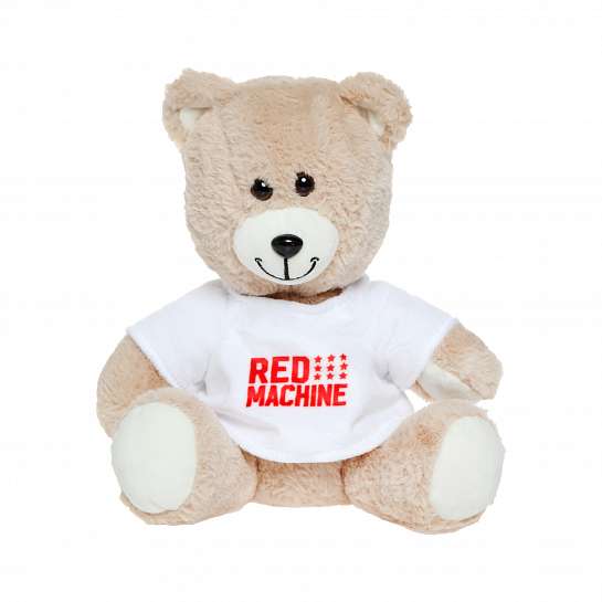 Softoy Мягкая игрушка Медведь в белой футболке 25см
