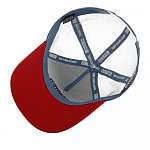 Бейсболка COASTAL арт. HFT The Glow (серый / красный)