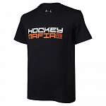 Футболка мужская "Hockey Mafia. Оранжевый принт на спине.